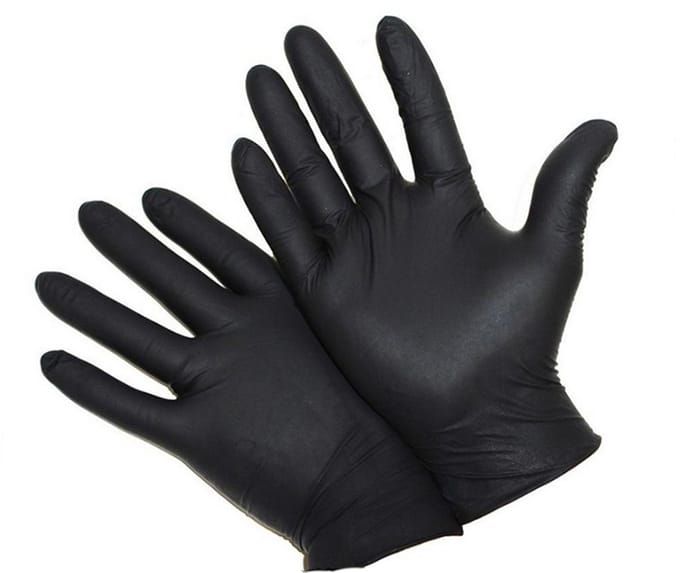 Vuur & Rook Nitril Handschoenen Xtra Strong Zwart 100 stuks Xlarge