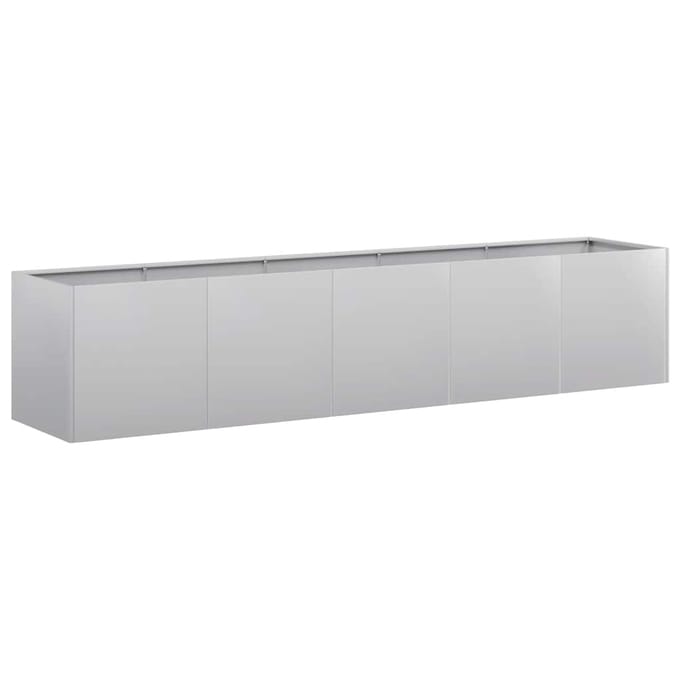 vidaXL - Plantenbak - 200x40x40 - cm - gegalvaniseerd - staal