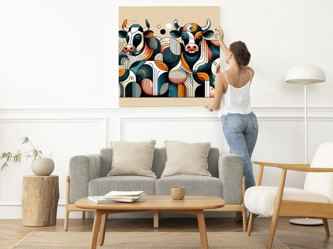 Kunstprint | Wanddecoratie | Dibond | 50 × 50 cm