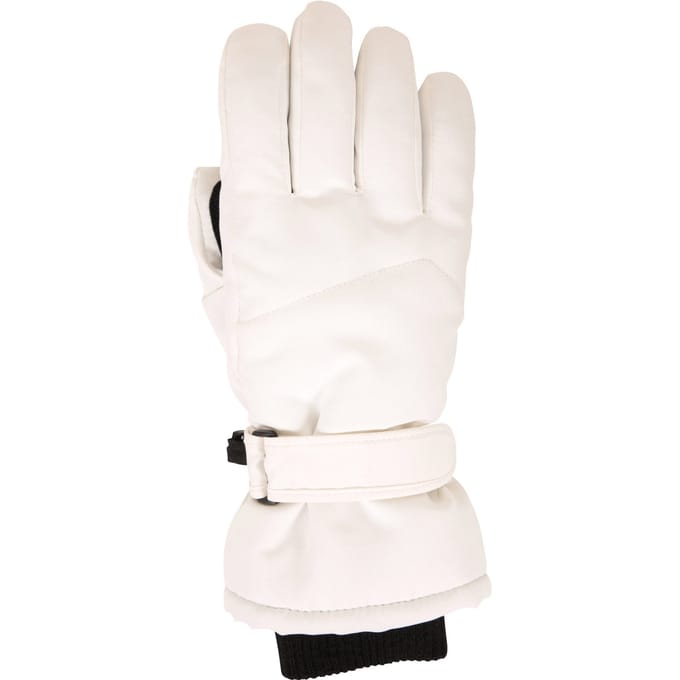 Mountain Warehouse Dames Isotherm Waterdichte Ski Handschoenen (Wit)