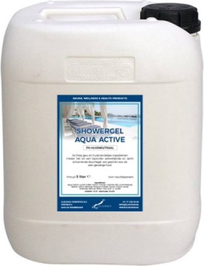 Douchegel Aqua Active 10 Liter - Showergel - Navulling