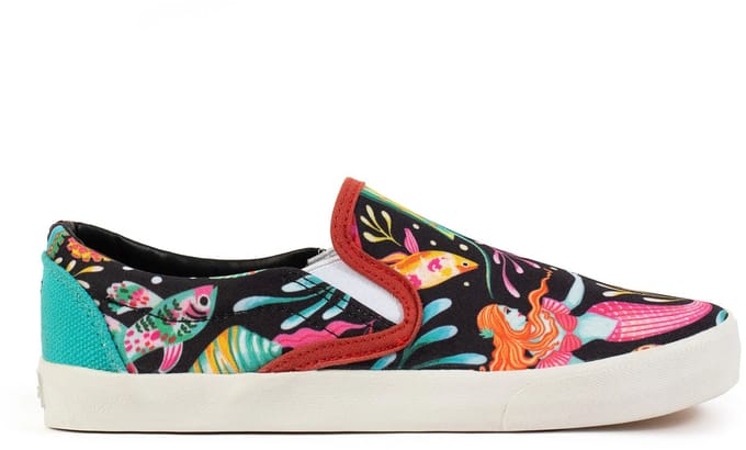 Inkkas Naia SlipOn – Vegan instapper met Atlantis-print, maat 42