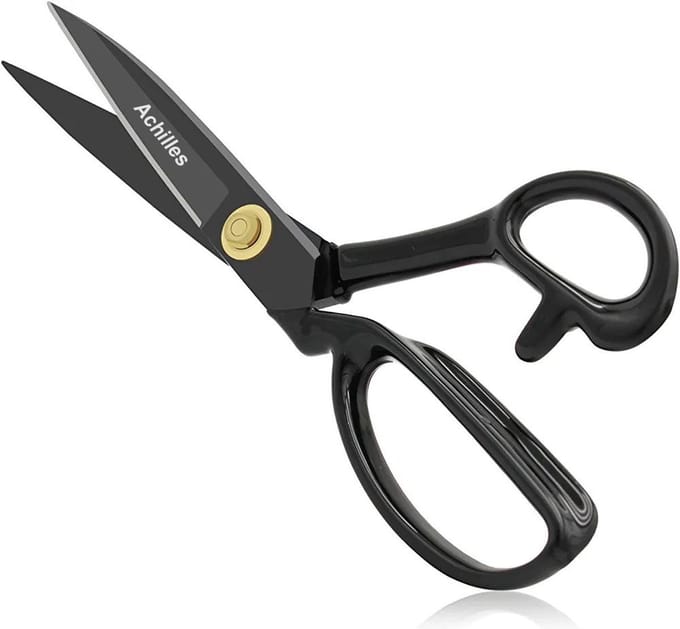 Achilles® Kuro (黒) Linkshandig Kleermakersschaar 29 CM - Stoffenschaar - Textielschaar
