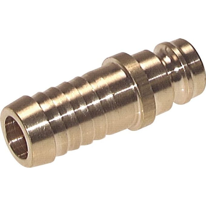 Messing DN 9 Tempereerkoppeling Insteeknippel 13 mm Slangpilaar [5 Stuks]