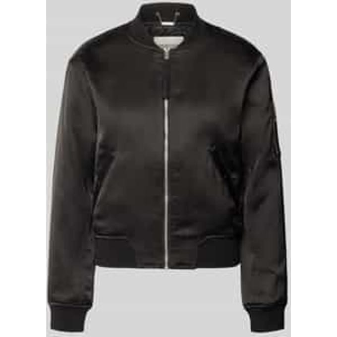 regular fit bomberjack met opstaande kraag model 'Beth'