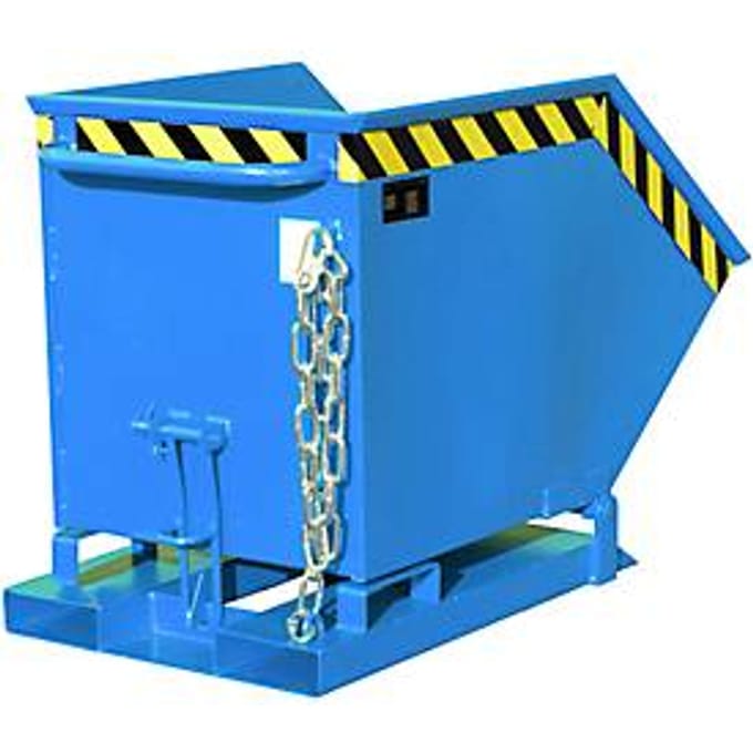 Kiepcontainer KK 250, blauw (RAL 5012)