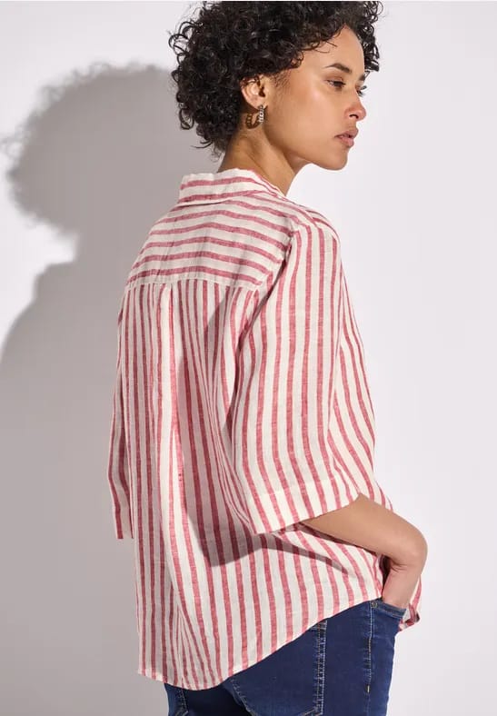 Gestreept overhemd blouse