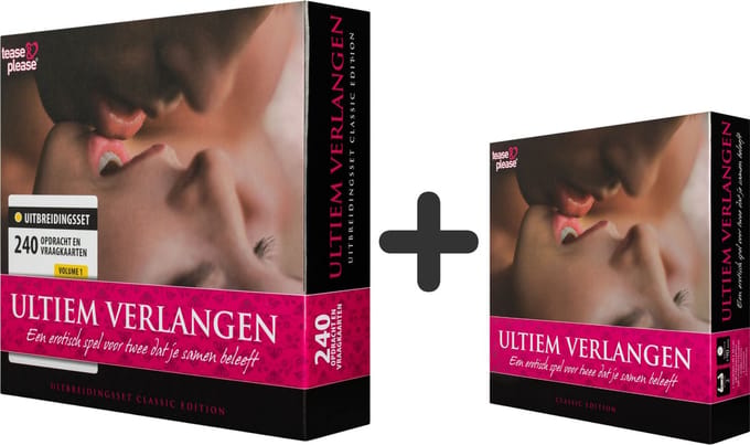 Tease & Please Ultiem verlangen spel + Uitbereiding set - Roze - Erotisch Bordspel