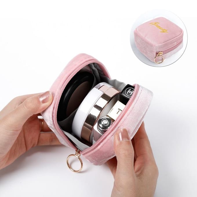 Lippenstift Opbergtas mini draagbare waterdichte cosmetica opbergtas met handvat make-uptas