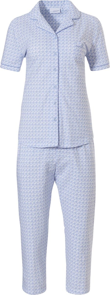 Pastunette - Soft Blue - Dames Pyjamaset - Blauw - Maat 50