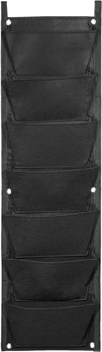 Zylo® Verticale Tuin met Watersysteem - Verticale Moestuin - Watersysteem - Zwart - 16cm x 30cm x 100cm