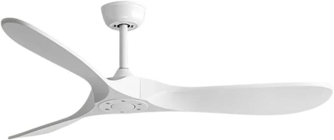 Nivard Plafondventilator - Met Verlichting - Plafond Ventilator - Met Lamp - Plafonniere Met Ventilator - Wit - 152cm