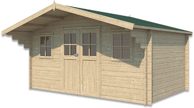 Woodlands Blokhut Saskatoon Geïmpregneerd 445 x 295 cm