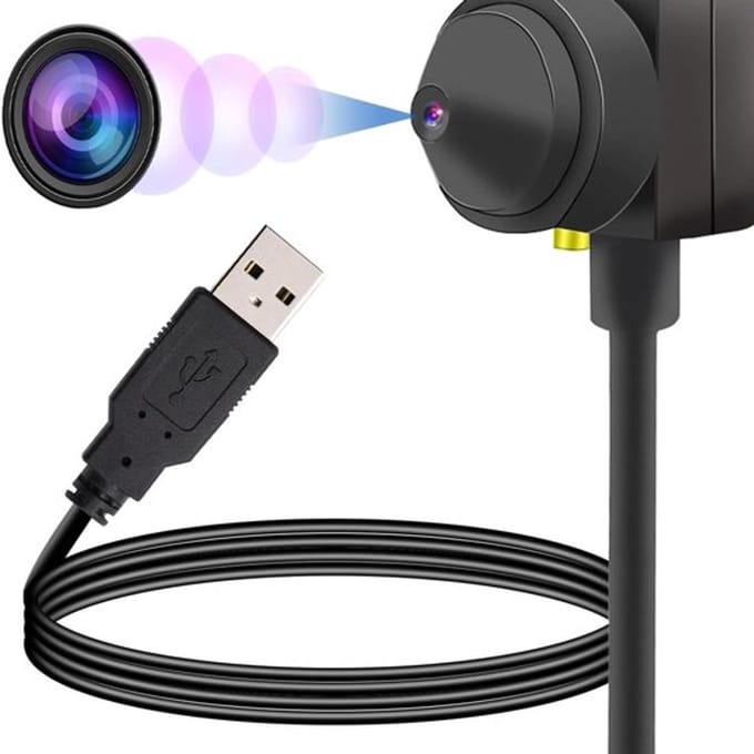 Allecto - 1080P Centrale Webcam - USB-webcam met