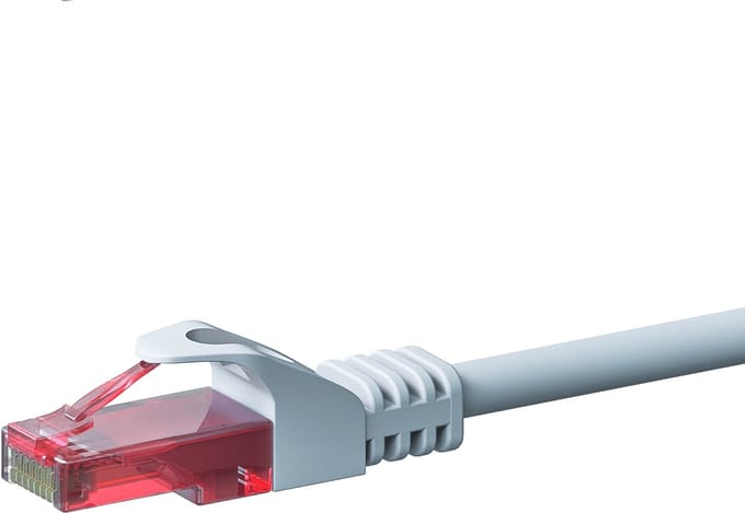 Danicom UTP CAT6 patchkabel - 3 meter wit - 100% koper - netwerkkabel - internetkabel - UTP kabel - RJ45 - 1000 mbit/s