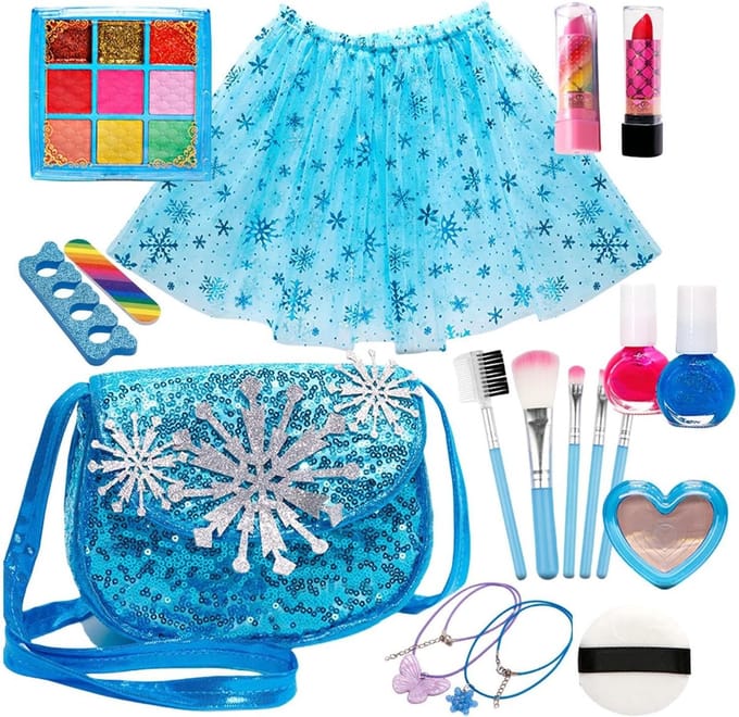 Make-up Speelgoed - Nep Make-up Set - Kinderen Spelen - Wasbaar & Huidvriendelijk - 21 x 17 x 8 cm