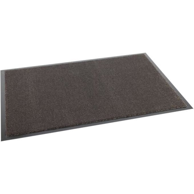 Miltex vuilopvangmat Eazycare Rush, voor binnen, 900 x 600 mm, polyamide, asgrijs