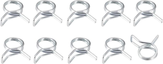 Set van 10 Verstelbare Slangklemmen voor Tuinslang en Waterleiding (13 mm)
