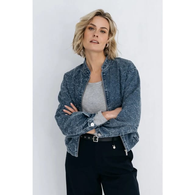 Zizo Fa25.patr.306 patrick jacket blue print
