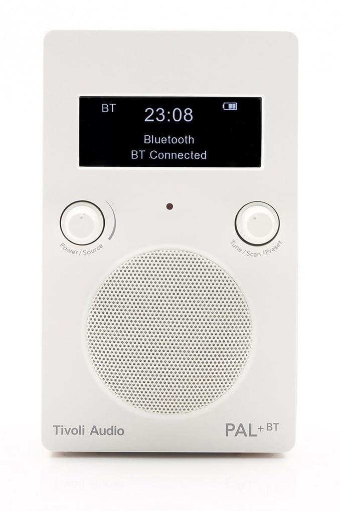 Tivoli Audio - PAL+Bluetooth - Draagbare DAB+ radio - Wit