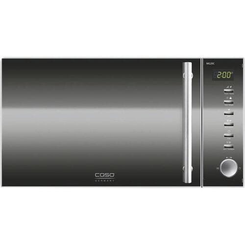 CASO MG20 Ceramic menu 2 in 1 Magnetron RVS, Zwart 800 W Timerfunctie
