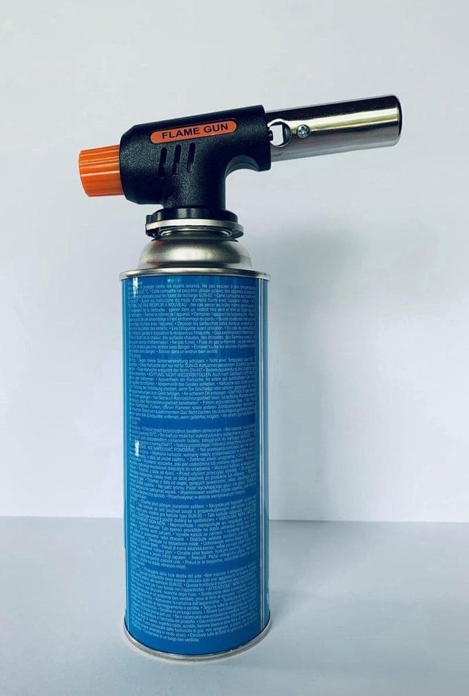 Gift Land® Crème Brûlée Brander- inclusive gasfles