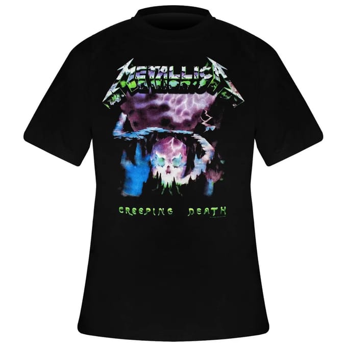 Metallica - Creeping Death Heren T-shirt - M - Zwart