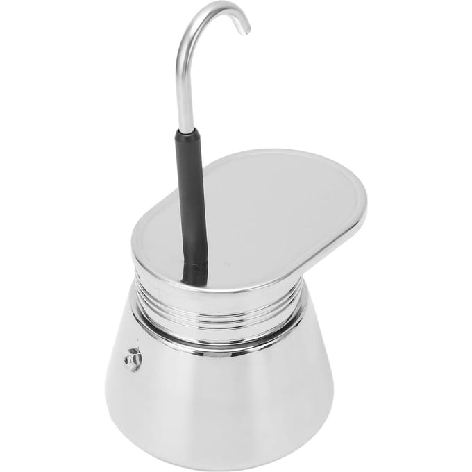 Moka Pot met enkele tuit RVS Hand Over Giet Latte Klassiek Koffiezetapparaat voor Thuis Kantoor Type 2