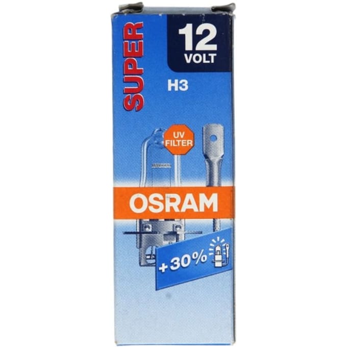 Lamp Halogeen OSRAM H3 Super Plus 30% 12V, 55W
