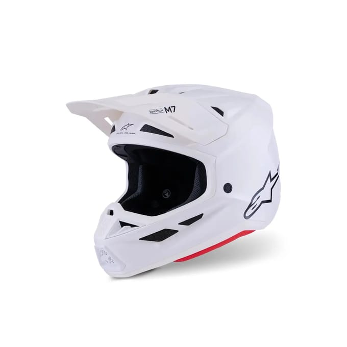 Alpinestars S-M7 Wit Crosshelm - Helm