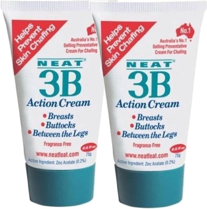 Neat Feat 3B Action bodycrème voor Benen, Billen en Borsten - 2 pak