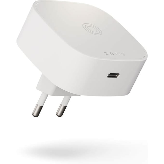Zens Magnetic Wireless Charging Adapter | Geschikt voor MagSafe en Qi2 - Wit