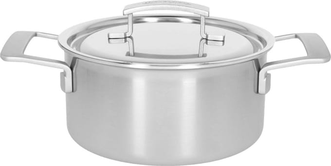 Demeyere Industry 5 Kookpan met deksel - 20cm / 3l - 5-laags RVS - Silvinox