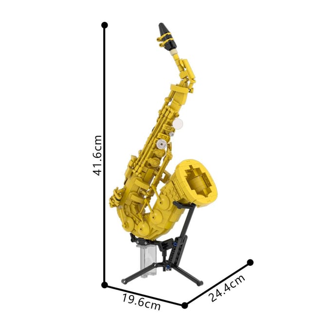 MOC-229479 Blocs de construction Saxophone yellow
