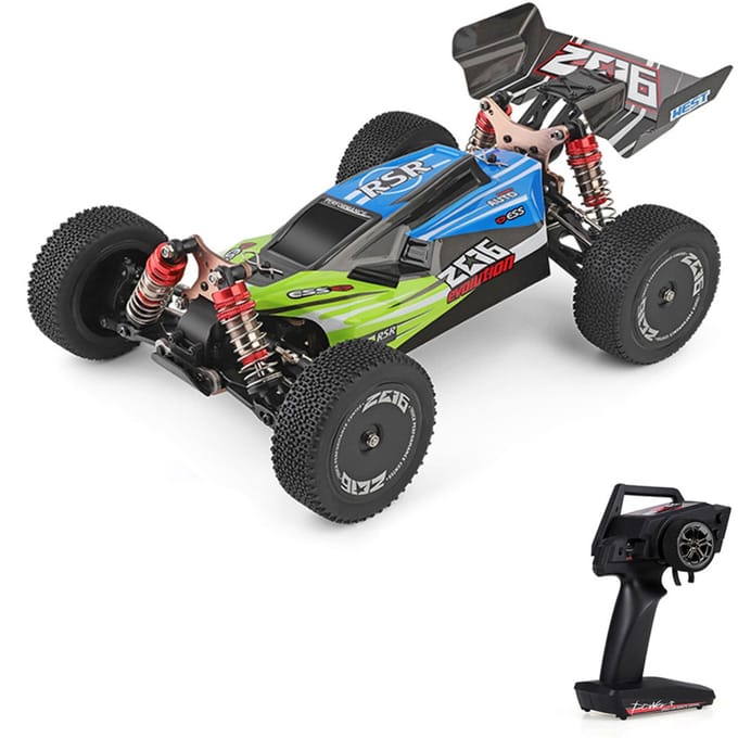RC-auto 60 km/u hoge snelheid 1/14 2,4 GHz RC-buggy 4WD race-offroad driftauto