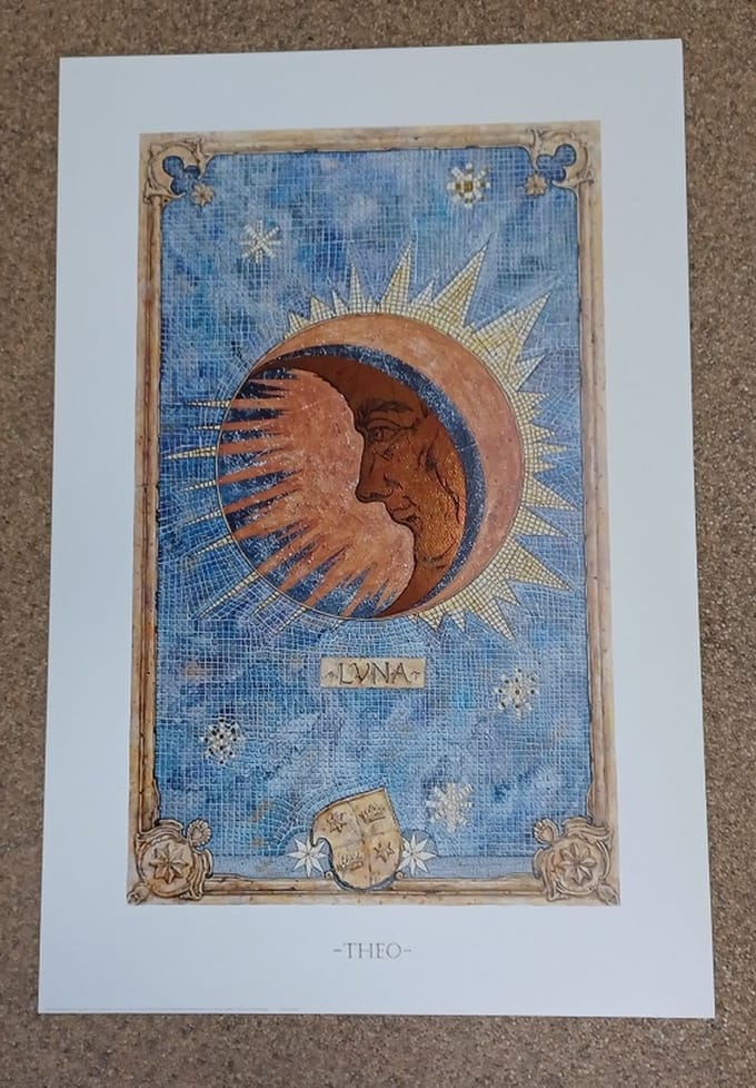 poster Verkerke Theo Schildkamp - Luna 62 x 93 cm
