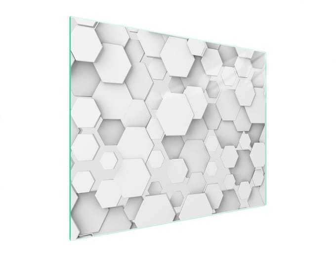 TMK ArtDeko - Snijplank - 52x40 cm - Geharde Glas - Silicone Voetjes