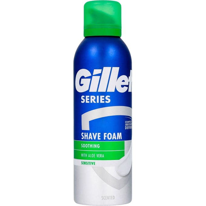 Gillette Series Scheerschuim met Aloë Vera Verzachtend 200 ml