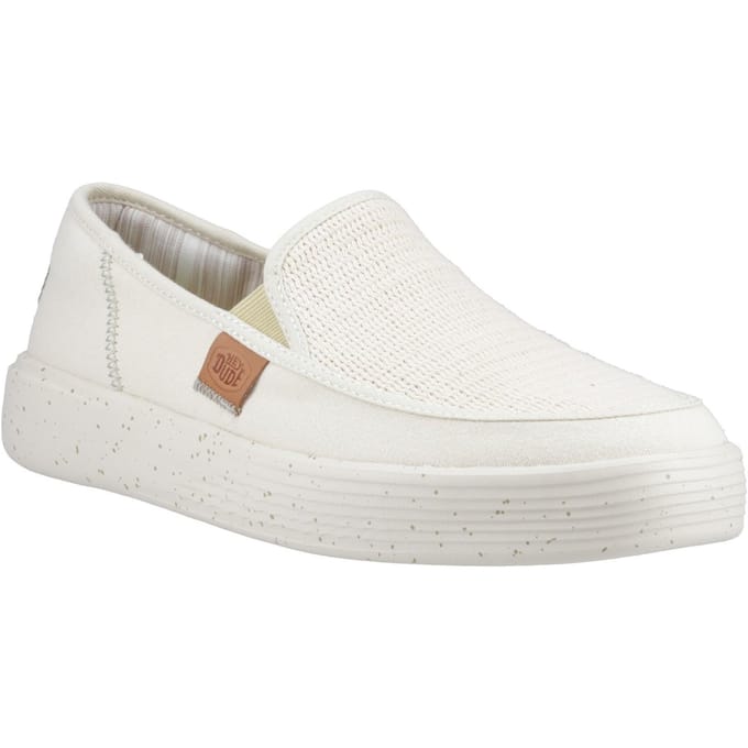 HEYDUDE Sunapee Instappers beige Katoen - Maat 41