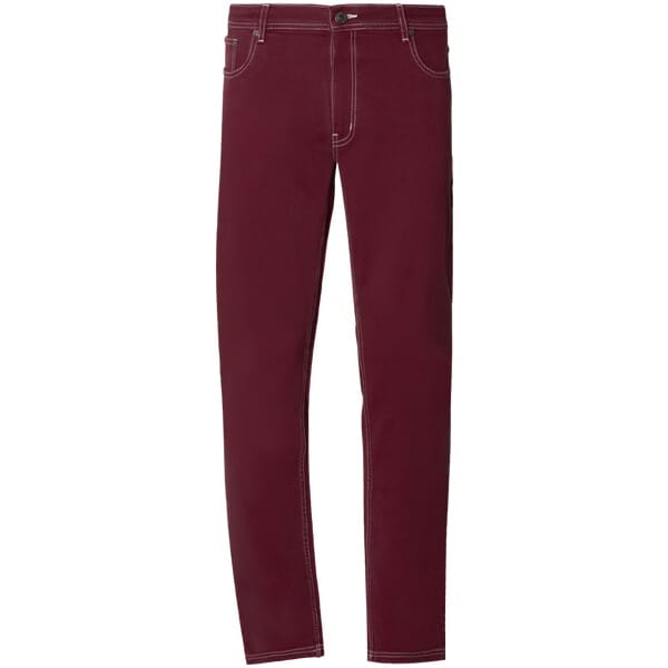 Jeans met lage taille OTTAR donkerrood