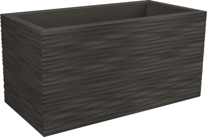 Bloembak Balkonbak Elegance 80x40x40cm ANTRACIET Nicoli