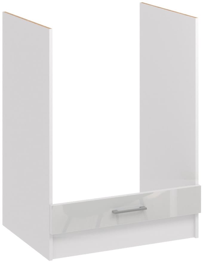 ROE Furniture Serie - Keukenkast - Wit Hoogglans - Ovenkast - Functioneel
