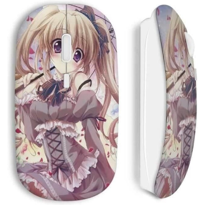 Souris sans fil kawaii girl umbrella