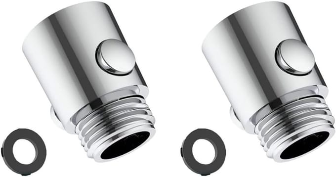 Shut-Off Valve Set voor Douche, Waterstroombegrenzer en Stopkraan voor Handdouche, Efficiënte Stroomregeling en Besparing