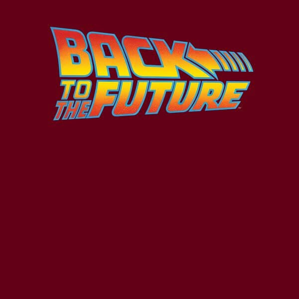 Back To The Future Classic Logo Women's T-Shirt - Burgundy - S