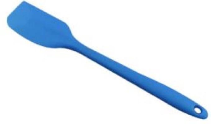 Siliconen Spatel - Pannenlikker - Dessert Spatel - Blauw