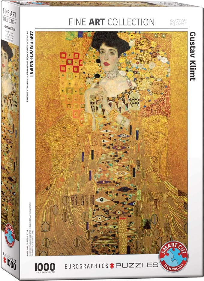 Eurographics - Adele Bloch-Bauer I - Gustav Klimt - 1000 stukjes 48×68cm (b×h) - Fine Art Legpuzzel