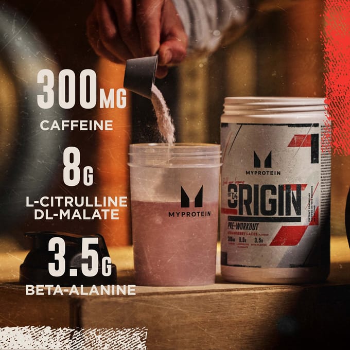 Origin Pre-Workout - 600G - 30servings - White (Original)