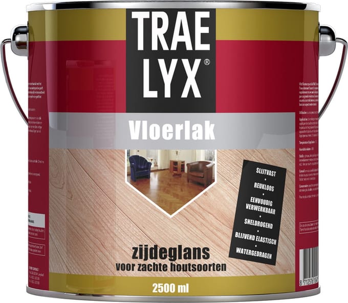 Trae-Lyx Vloerlak - Satin - 2,5 ltr