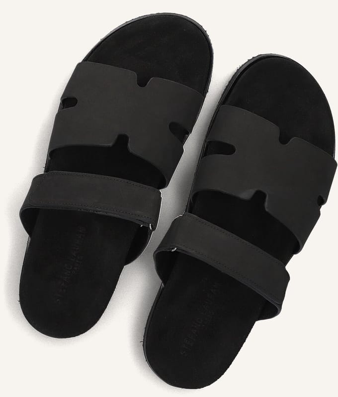 STEFANO LAURAN 26004 Slippers - Heren - Zwart - Maat 44